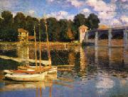 Claude Monet The Bridge at Argenteuil oil painting picture wholesale